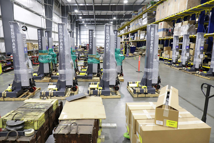 BendPak Lift Warehouse