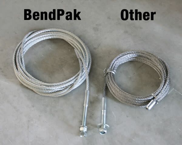 BendPak Equalizer Cable Comparison
