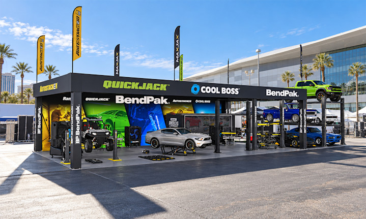 BendPak SEMA Show 2026 Outdoor Booth 80043
