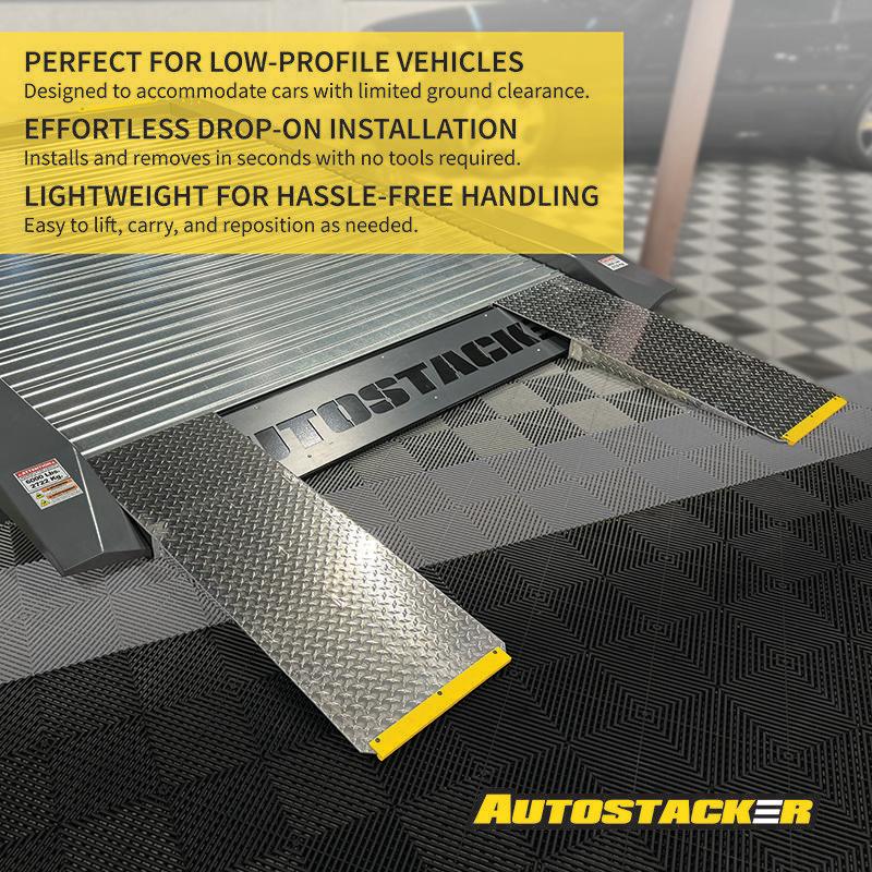 Autostacker A6S Extended 48 Inch Low Profile Lift Ramps