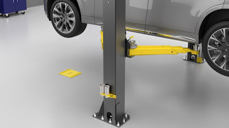 BendPak Lift and Dish Wheel Spotting System