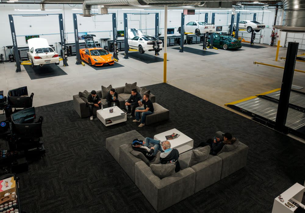 OpenBay Garage Outfitted with BendPak Car Lifts