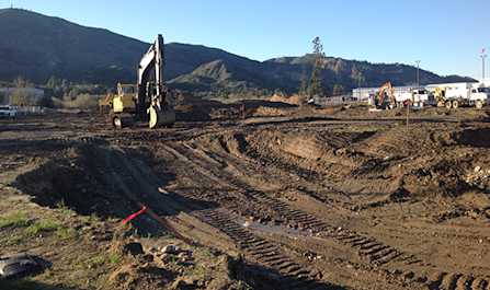 Industrial Construction Site Excavation And Grading