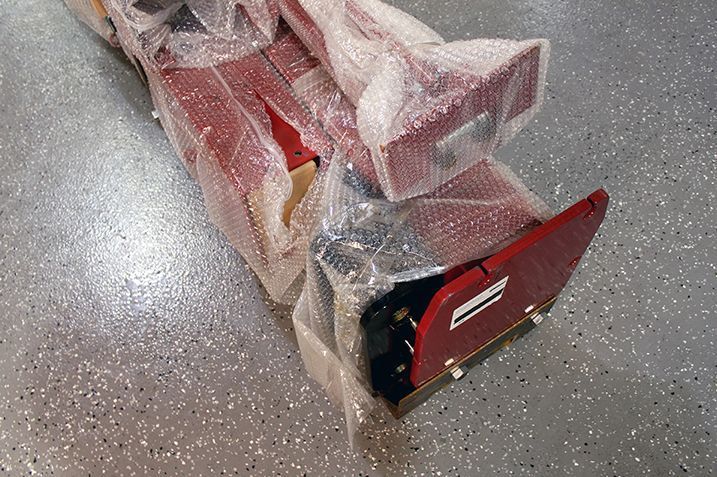 Challenger Two-Post Lift Packaged Components