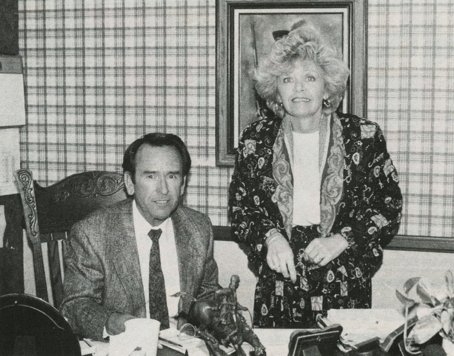 Don Henthorn and Ginger Moorpark Office BendPak Early Years