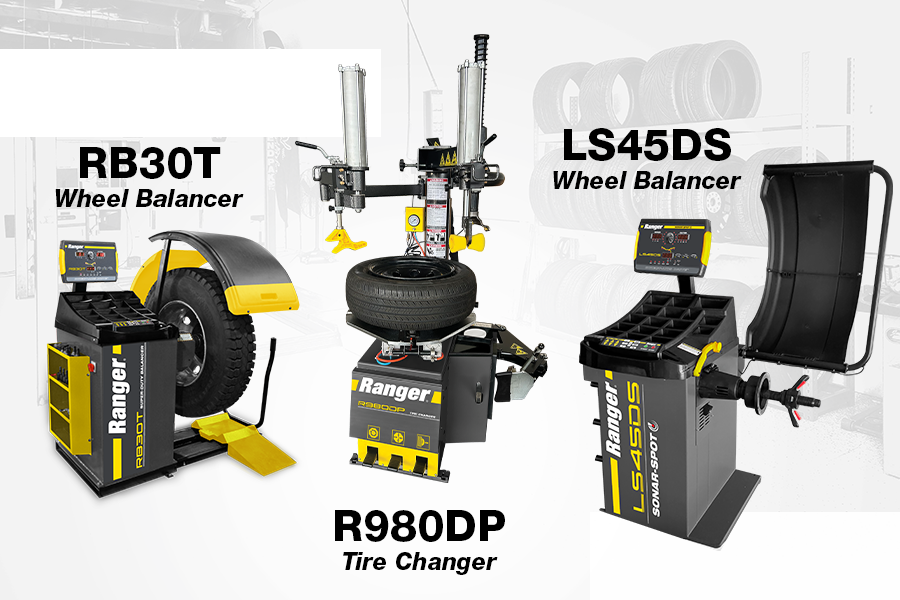 Ranger RB30T R980DP LS45DS Wheel Service Equipment Lineup