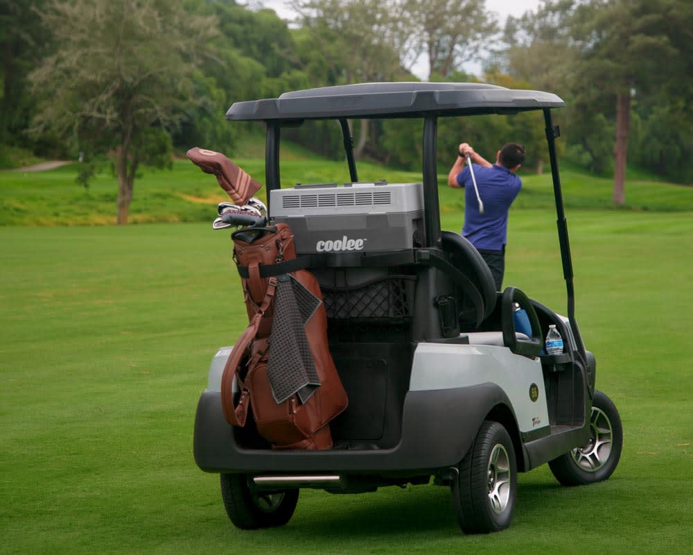 Coolee Tour LX Mounted on Golf Cart