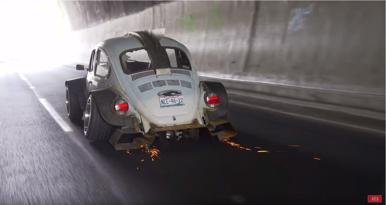 Mad Max Style VW Beetle Build Driving Sparks