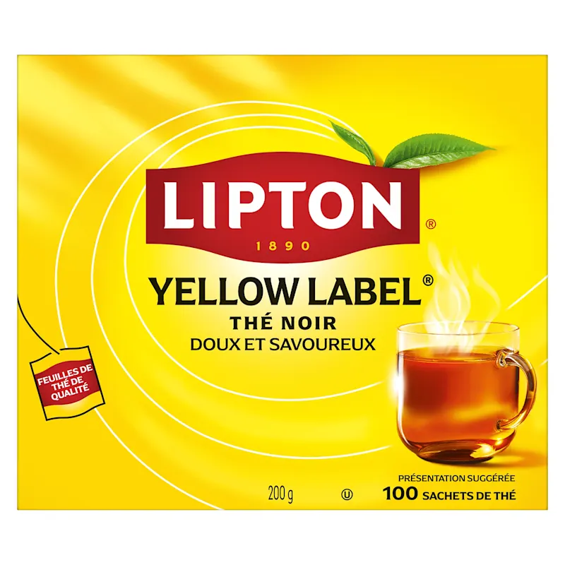 Thé noir Lipton® Yellow Label®