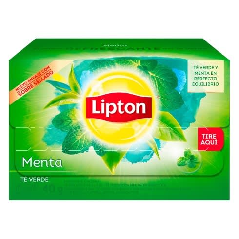 Lipton Té Verde Menta 20 bolsitas