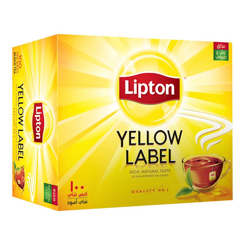 Lipton Yellow Label Black 100 Tea Bags