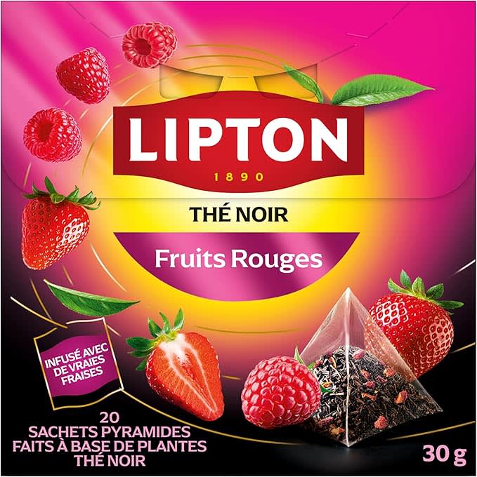 Thé noir Lipton® Fruits Rouges