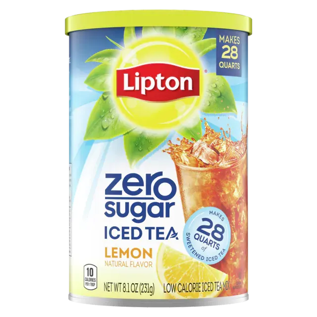 Lipton Iced Tea with Zero Sugar 28 Quarts