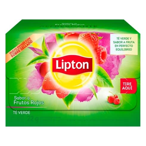 Lipton Té Verde Berries 20 bolsitas
