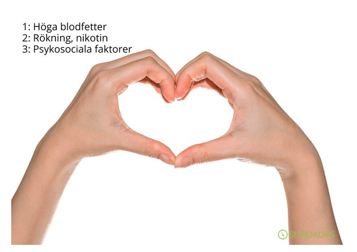 Händer formar ett hjärta