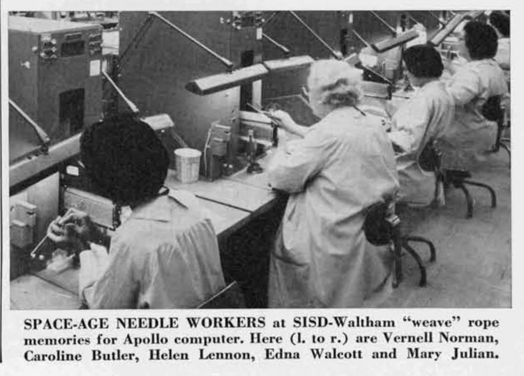 space-age needle workers