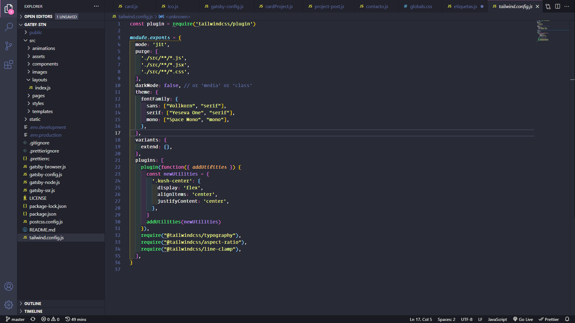 Programando con el diseño dentro