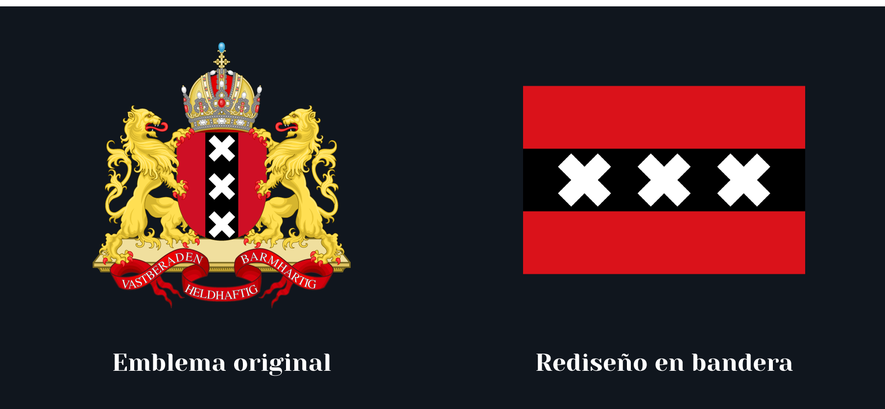 rediseño bandera amsterdam