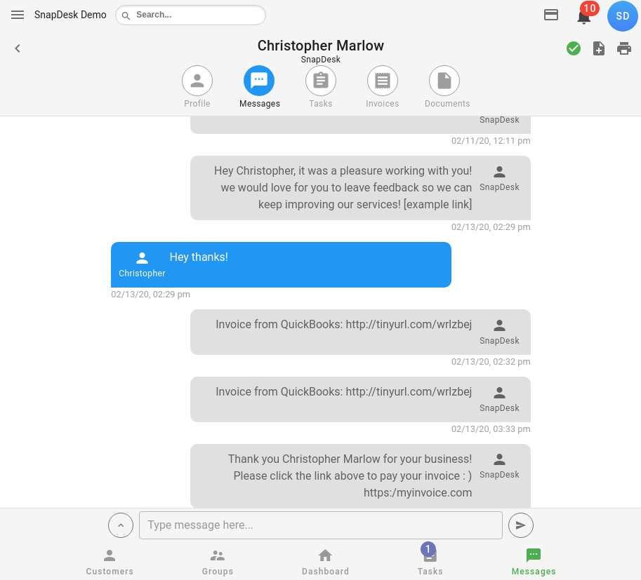 message-channel