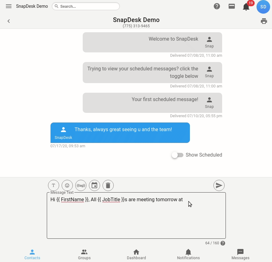 using-tags-in-a-message
