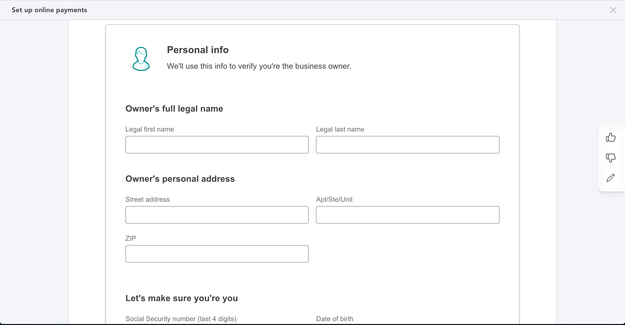 Business Owner Information