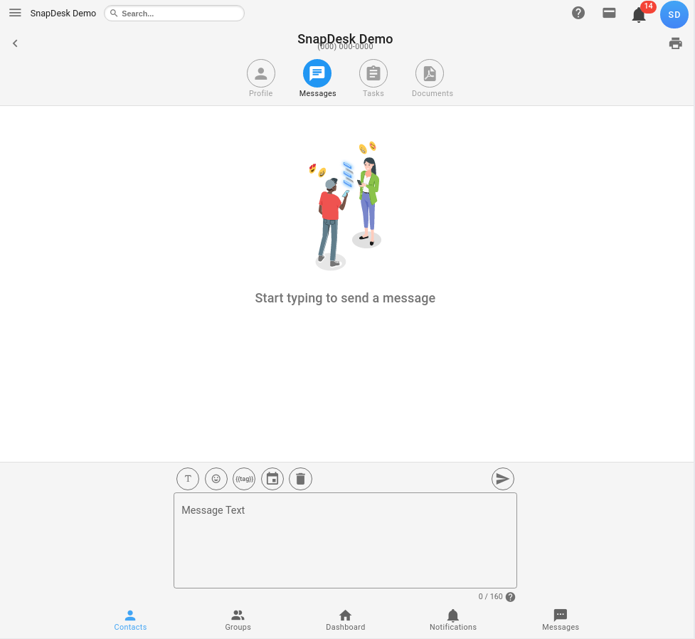 message-create-blank