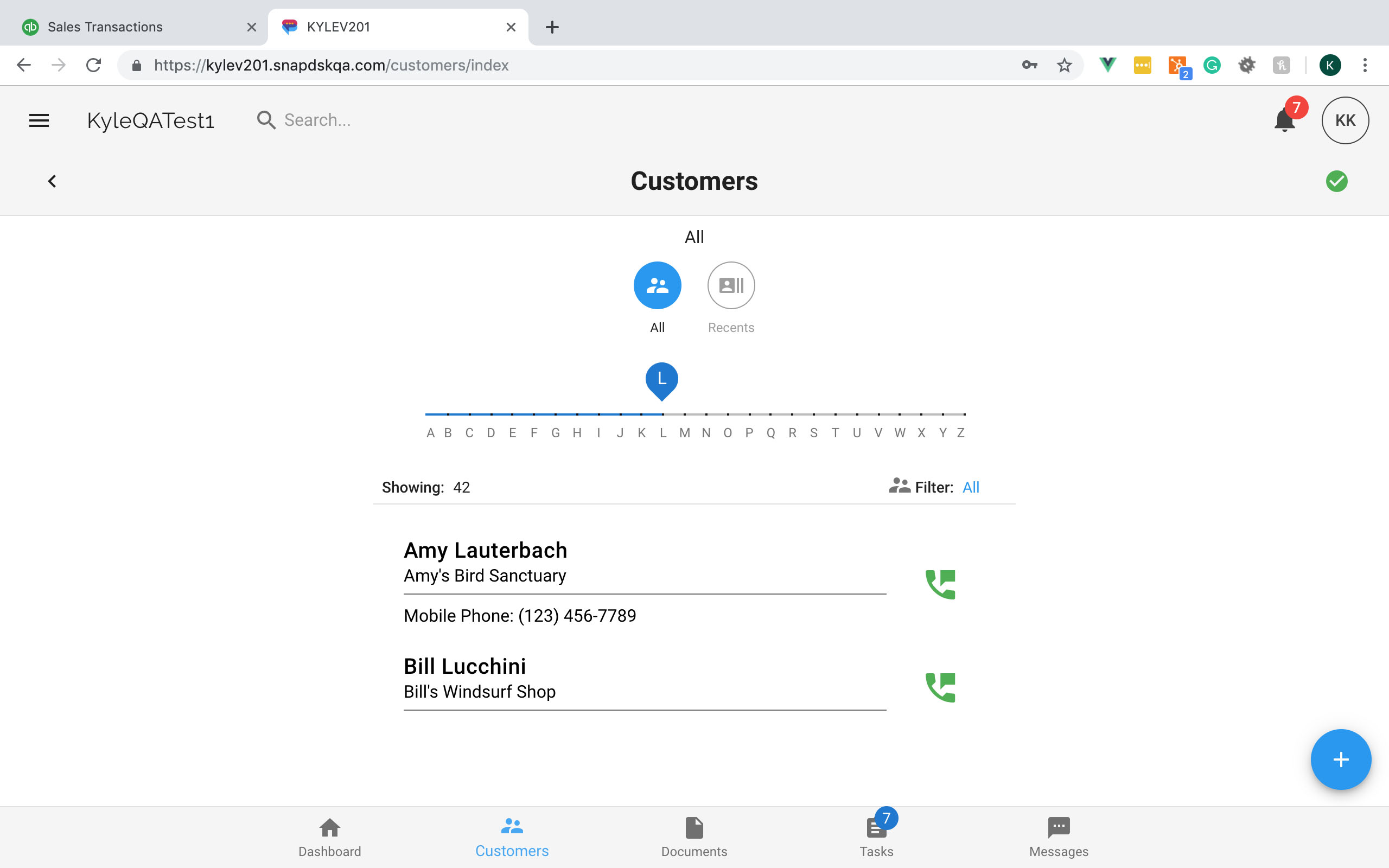 snapdsk-customers-dashboard