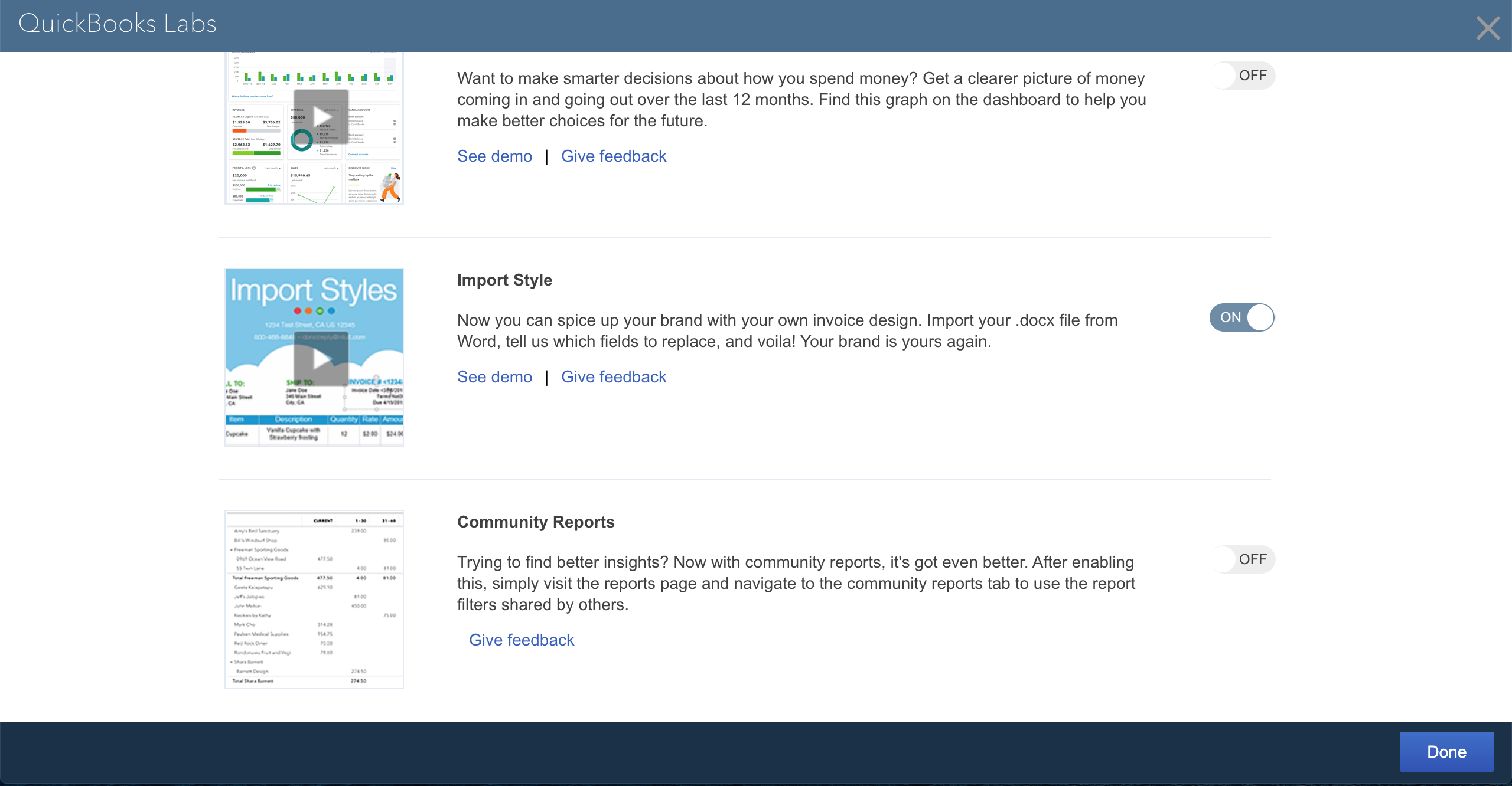 Toggle Import Style On
