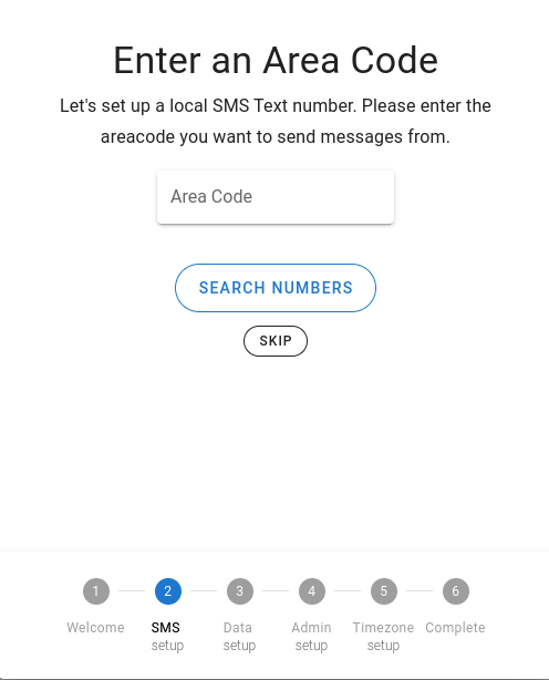 enter-area-code