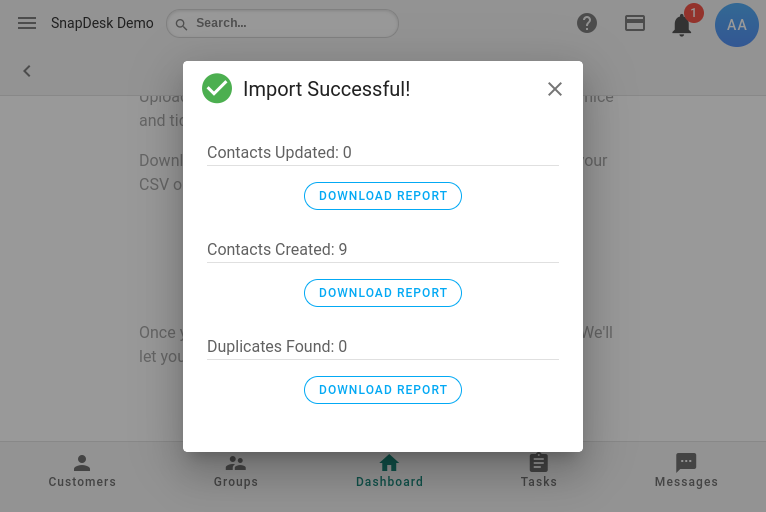 csv-import-successful