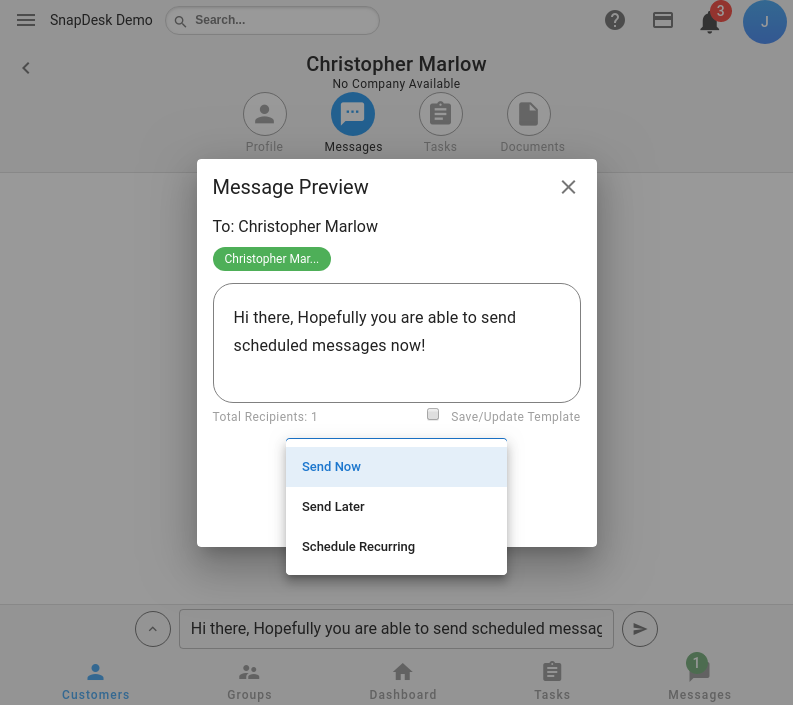 message-scheduling-options