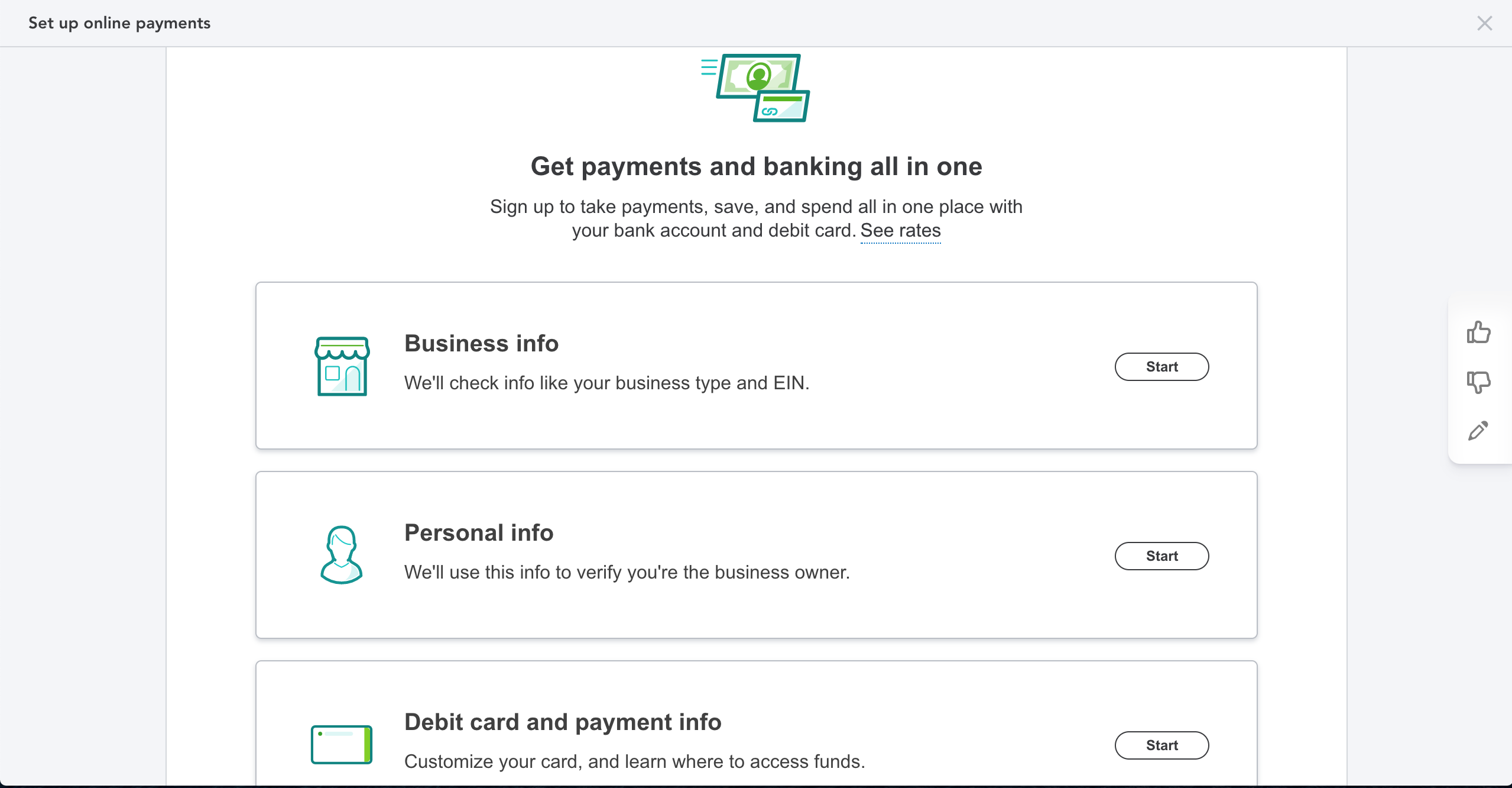 Set Up Payments