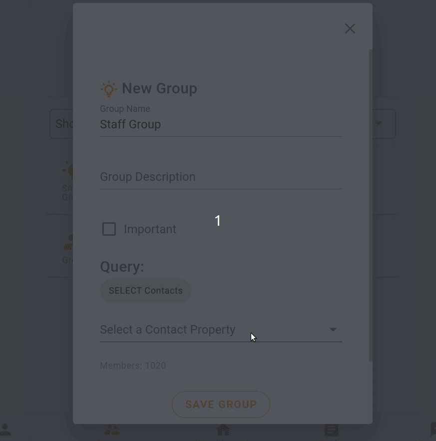 smart group query custom fields gif