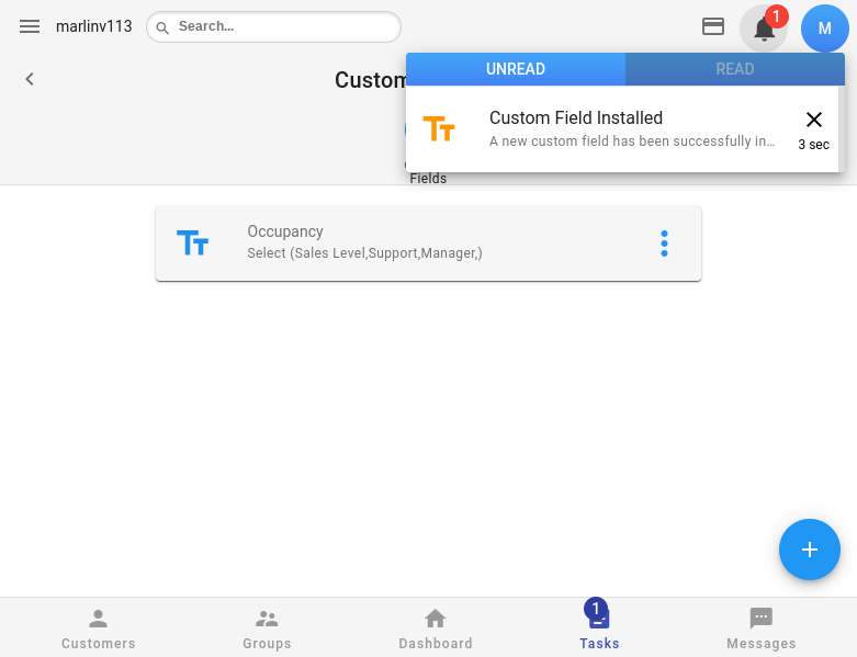 custom-field-installed