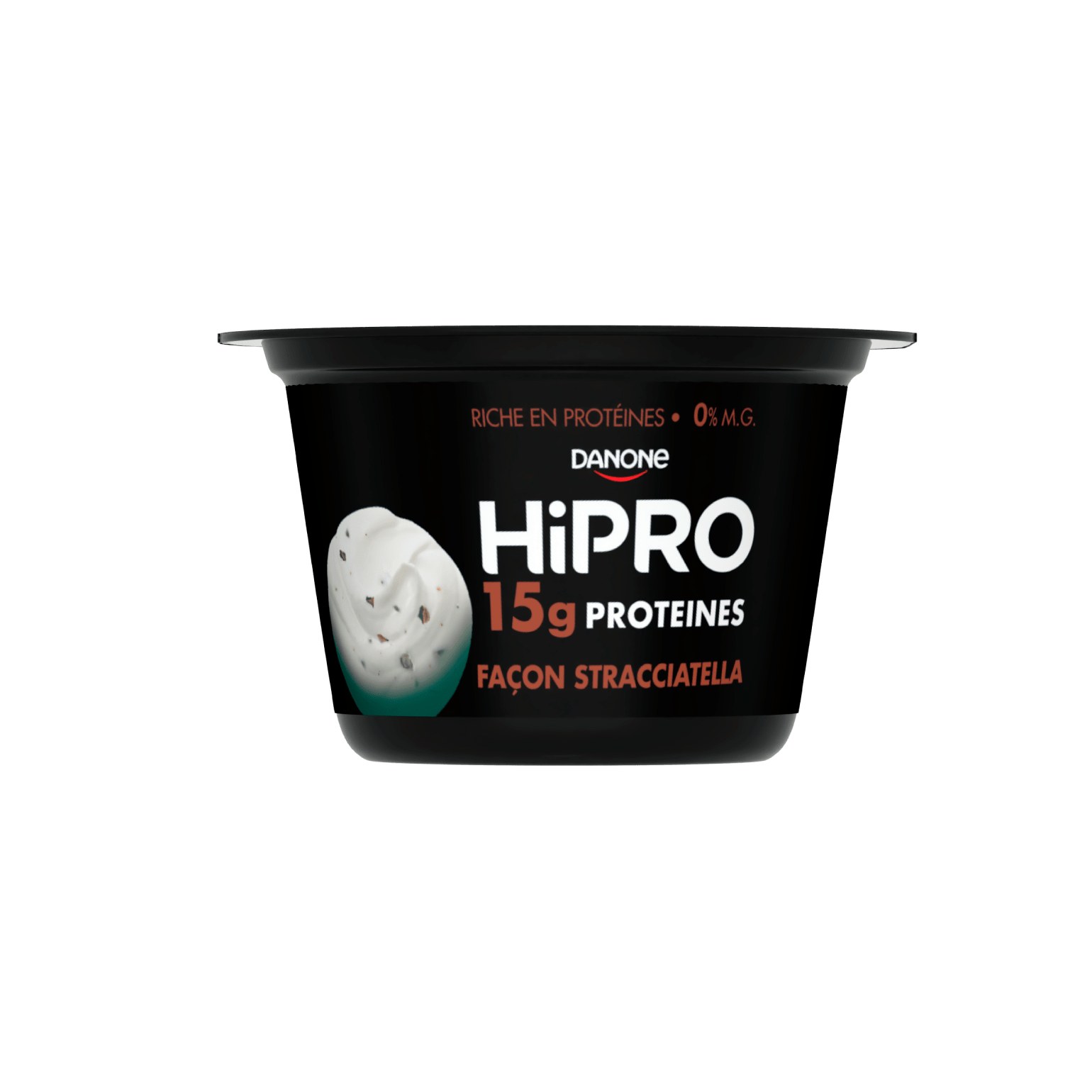 Découvrez notre onctueux HiPRO Straciatella à déguster à la cuillère, avec 15g de protéines et sans matières grasses.