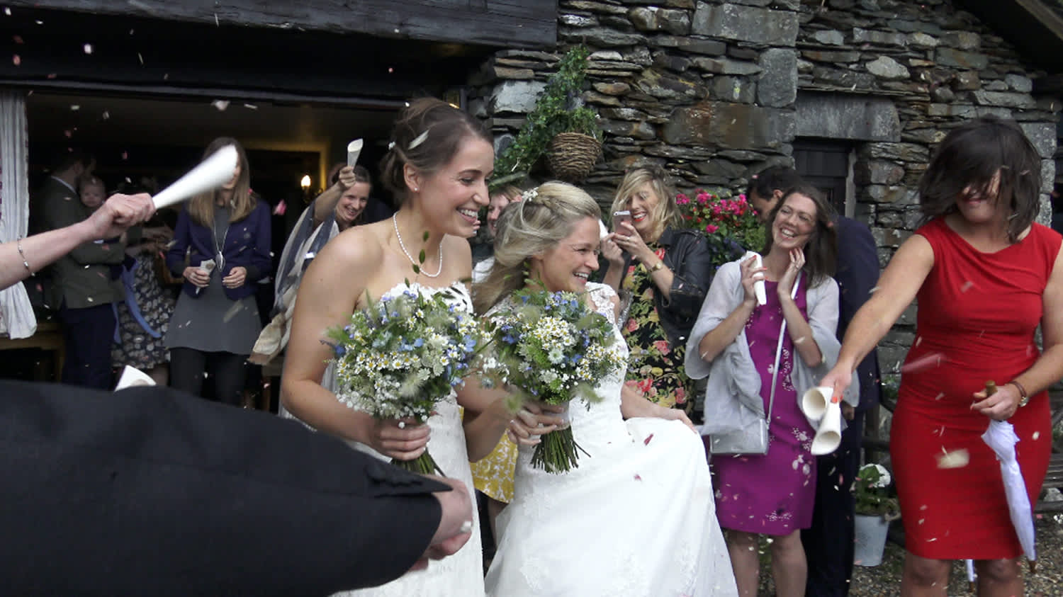 Brides, breezes and a big old celebration!