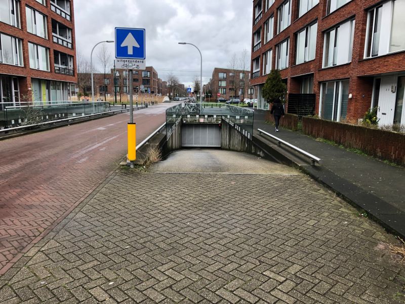 Den Haag Lindberghlaan parkeerplaats