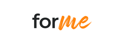 Die Grafik zeigt das Logo von „For Me“ – einem Online-Portal und einer Verbraucherplattform (u. a. bekannt als for-me-online.de), die Treueprogramme, Ratgeber, Produkttests und Cashback-Aktionen anbietet.