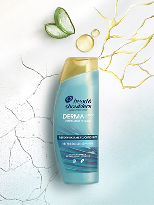 Sanfte Reinigung mit dem DERMA XPRO Shampoo