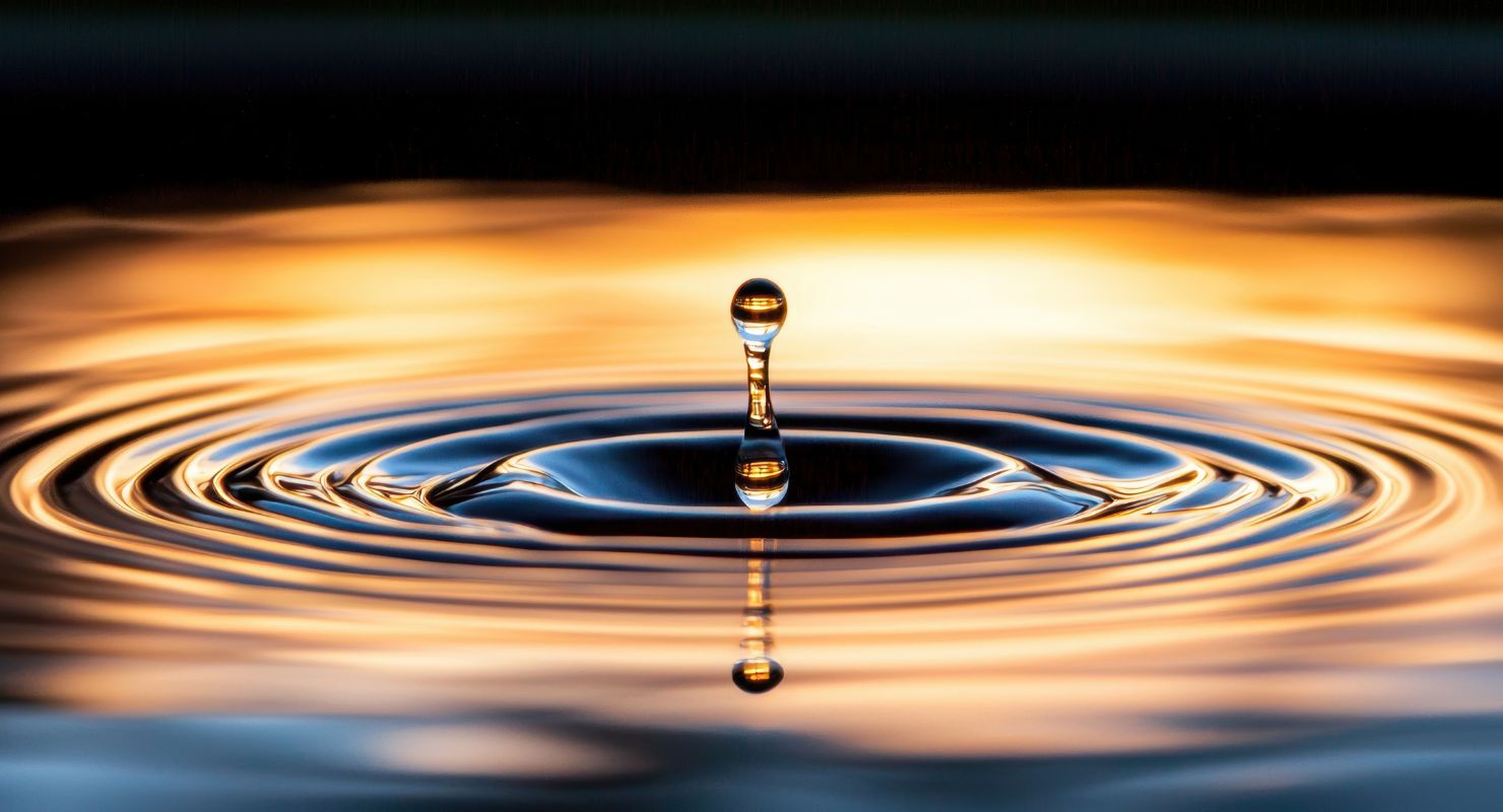 water splash drip