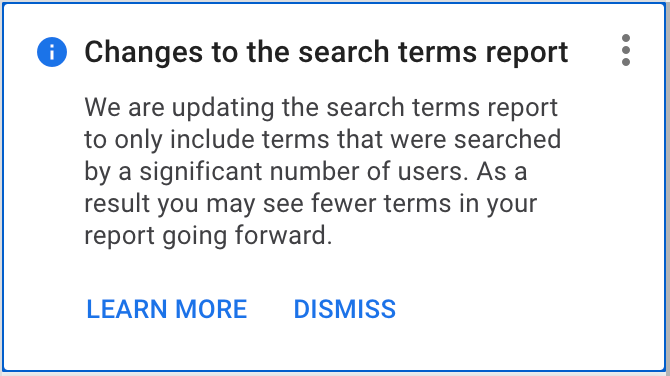 changes popup