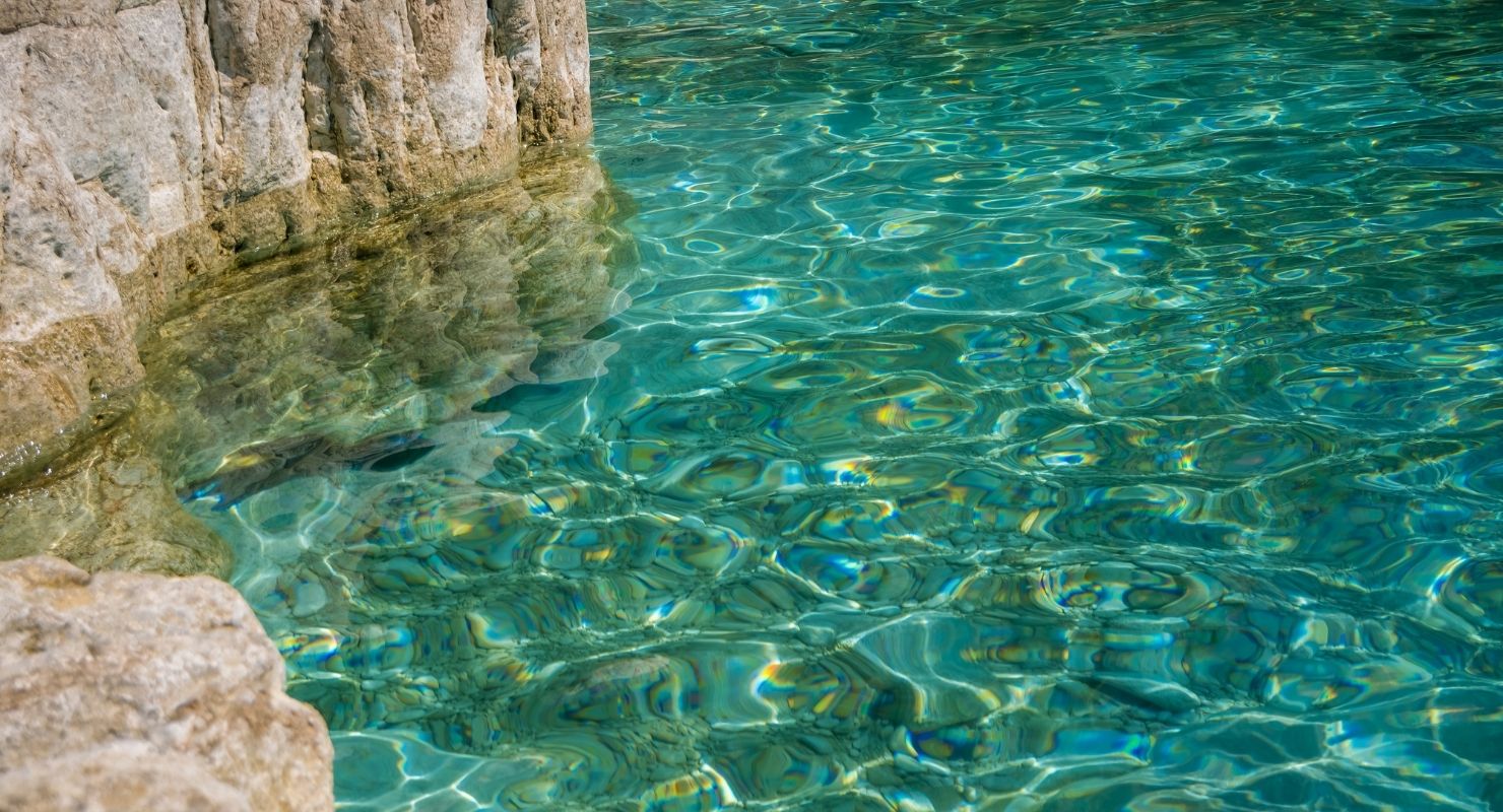 crystal clear water