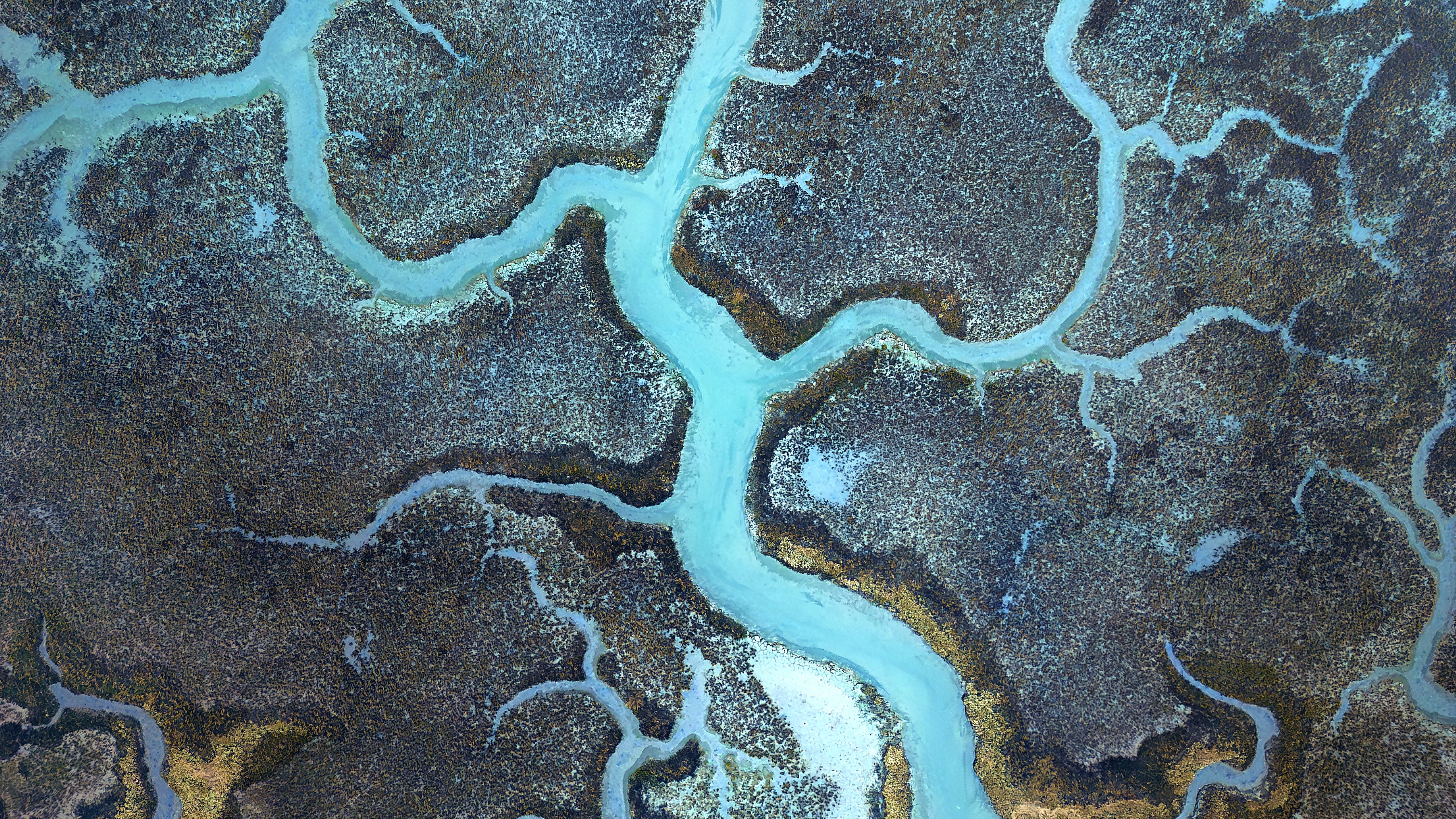 Delta patterns aerial