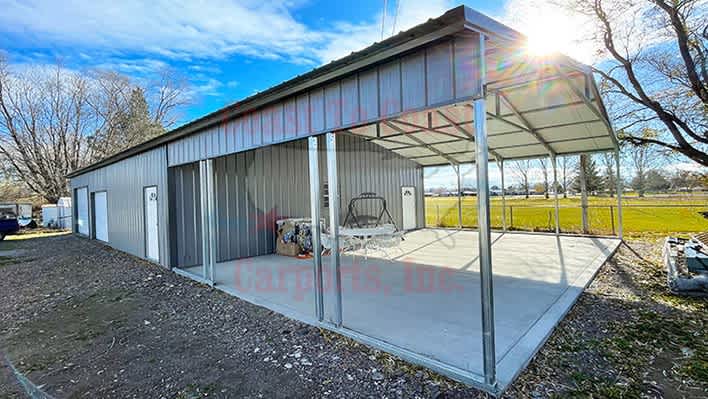 30x60x10 Utility Carport