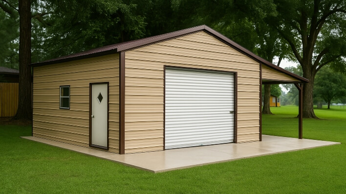 18x20 Steel Garage