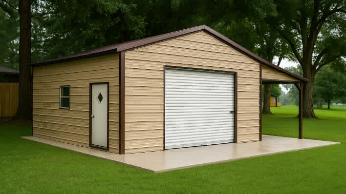 18x20 Steel Garage