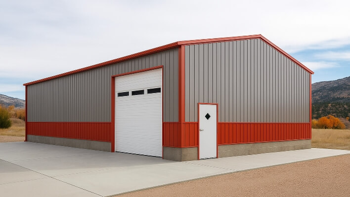 34x40 Commercial Steel Building