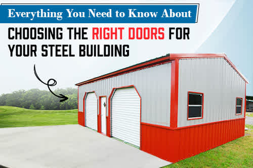 Everything You Need to Know About Choosing the Right Doors for Your Steel Building