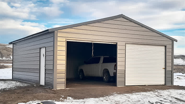 24x30x9 Two Car Garage