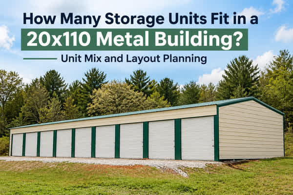 20x110 Metal Building Storage Units – Blog Featured Banner (600x400)